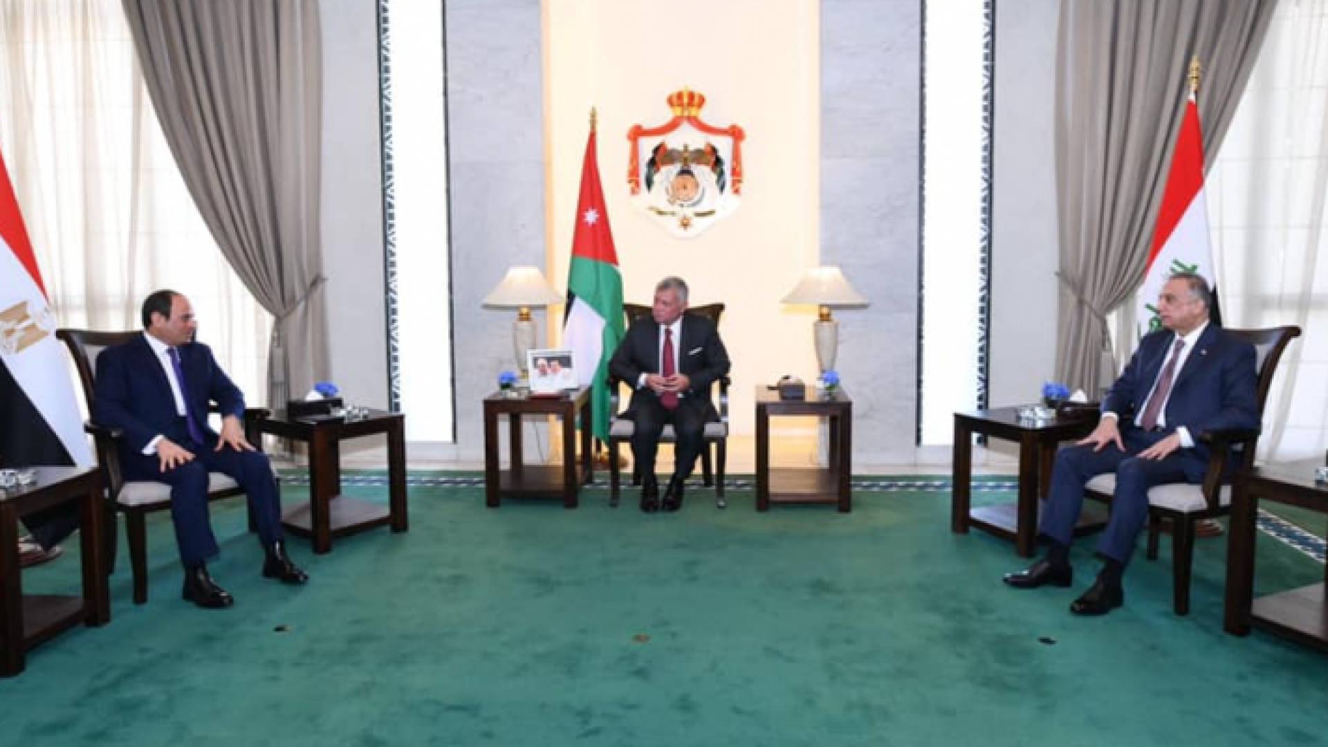 القمة الثلاثية في بغداد