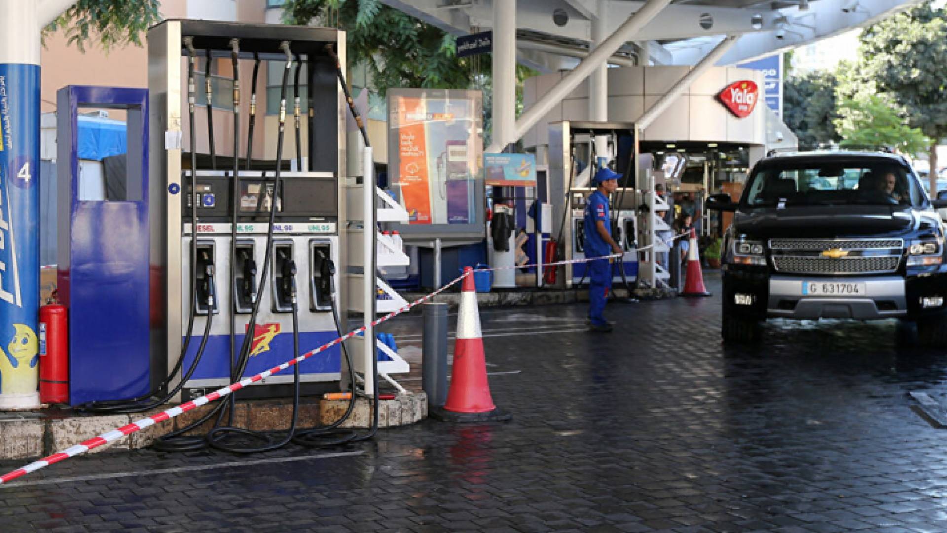 محطة محروقات في لبنان