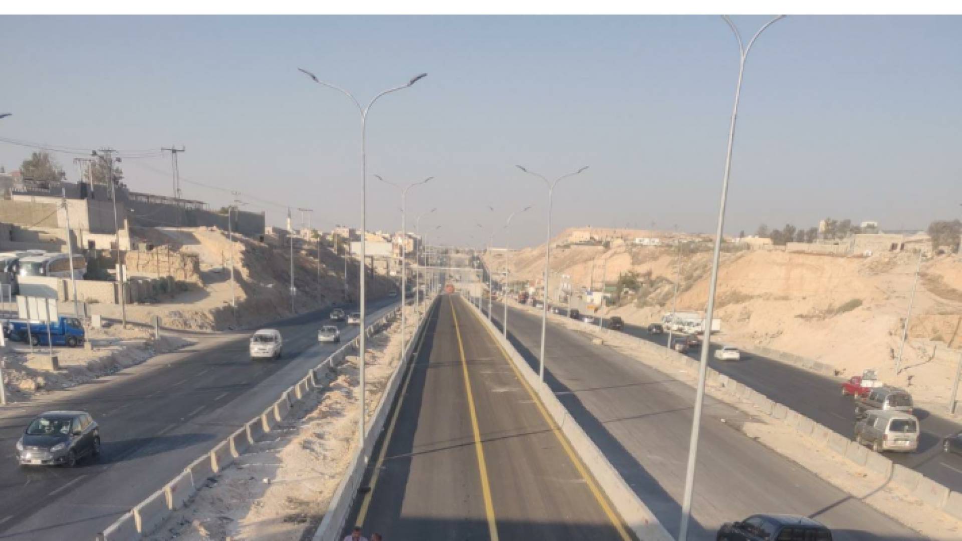 الاشغال تعلن عن تحويلات مرورية جديدة ضمن مشروع الباص سريع