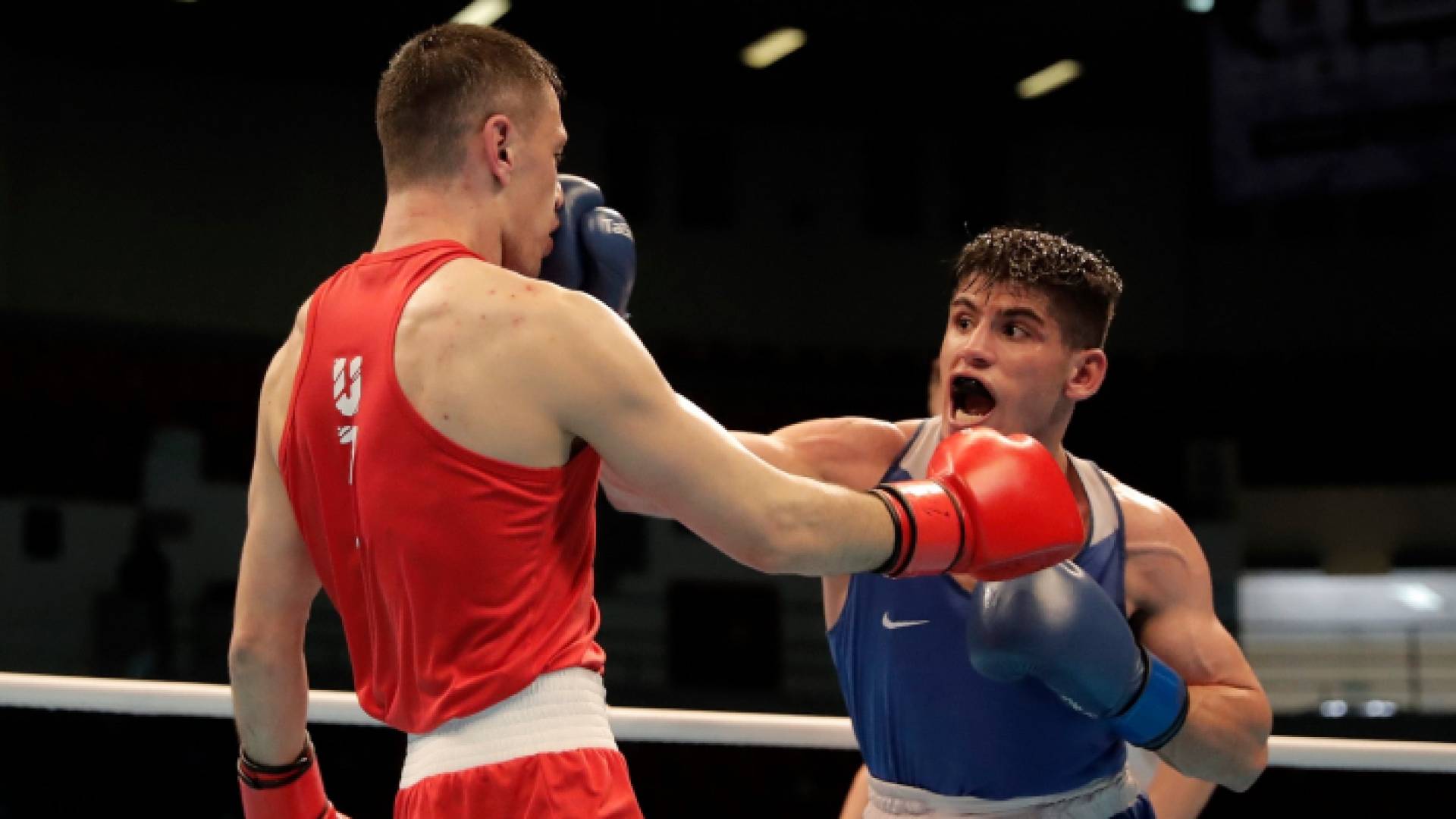 لاعب المنتخب الوطني للملاكمة زياد عشيش - تعبيرية