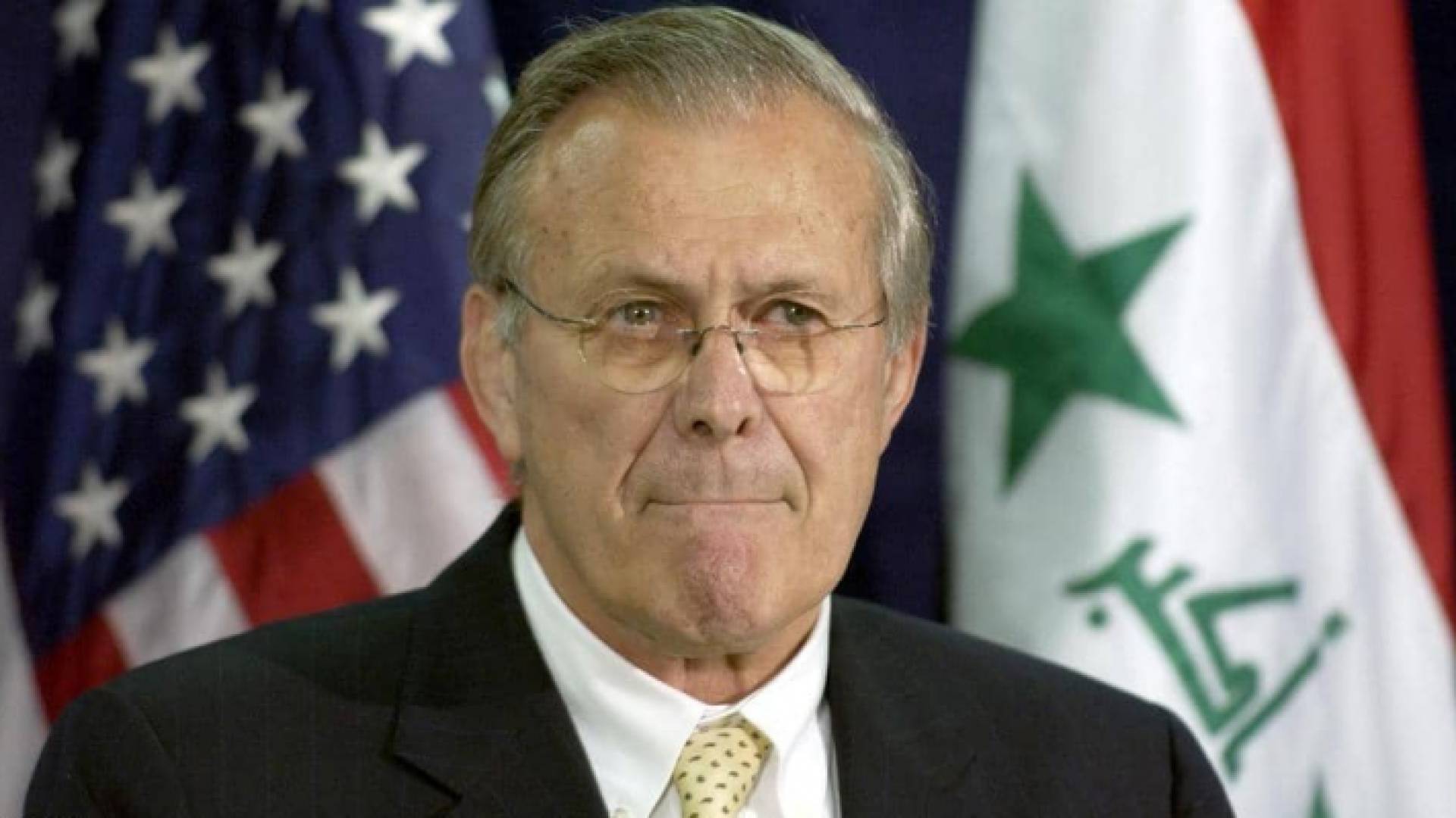 وزير الدفاع الأميركي الراحل دونالد رامسفيلد