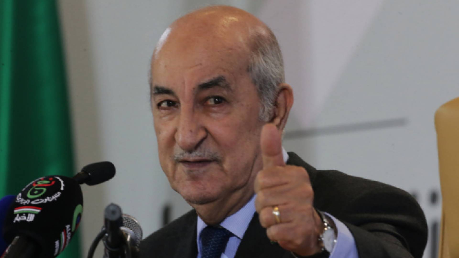 الرئيس الجزائري عبدالمجيد تبون