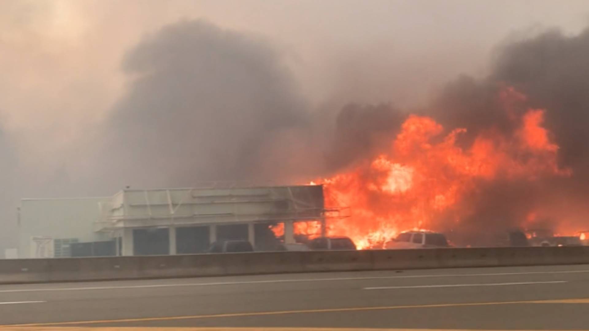 الحرائق التي التهمت العديد من المنازل