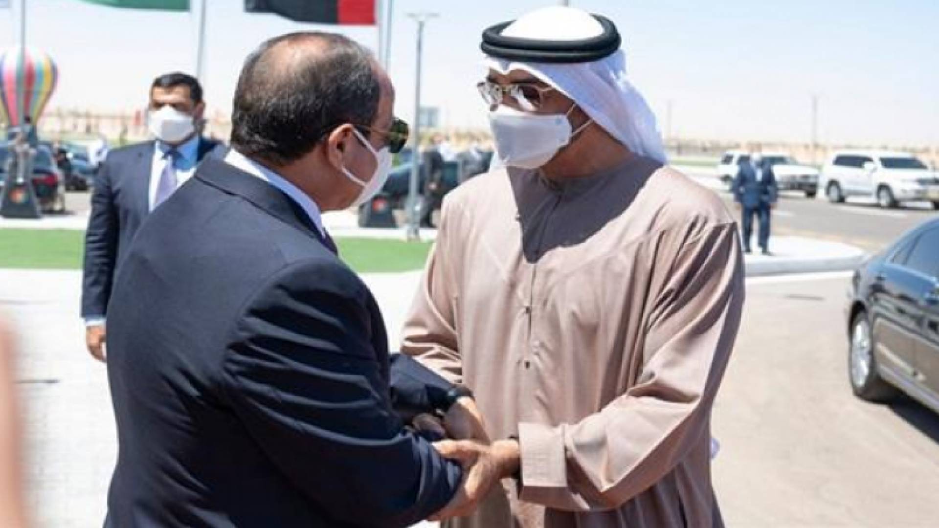 حضر حفل الافتتاح الشيخ محمد بن زايد آل نهيان ولي عهد أبوظبي