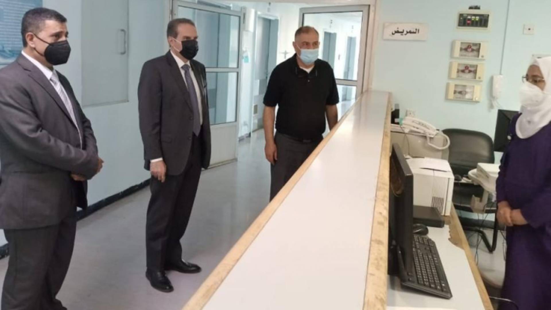 وزير الصحة فراس هواري في مستشفى الأمير حمزة