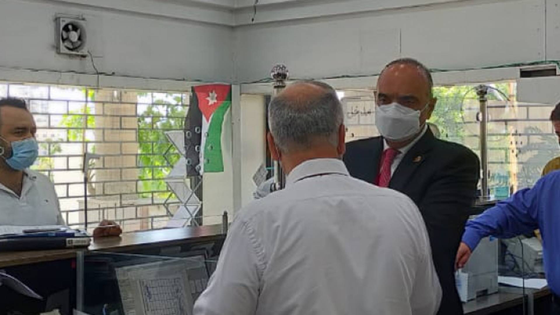 الصورة خلال الزيارة