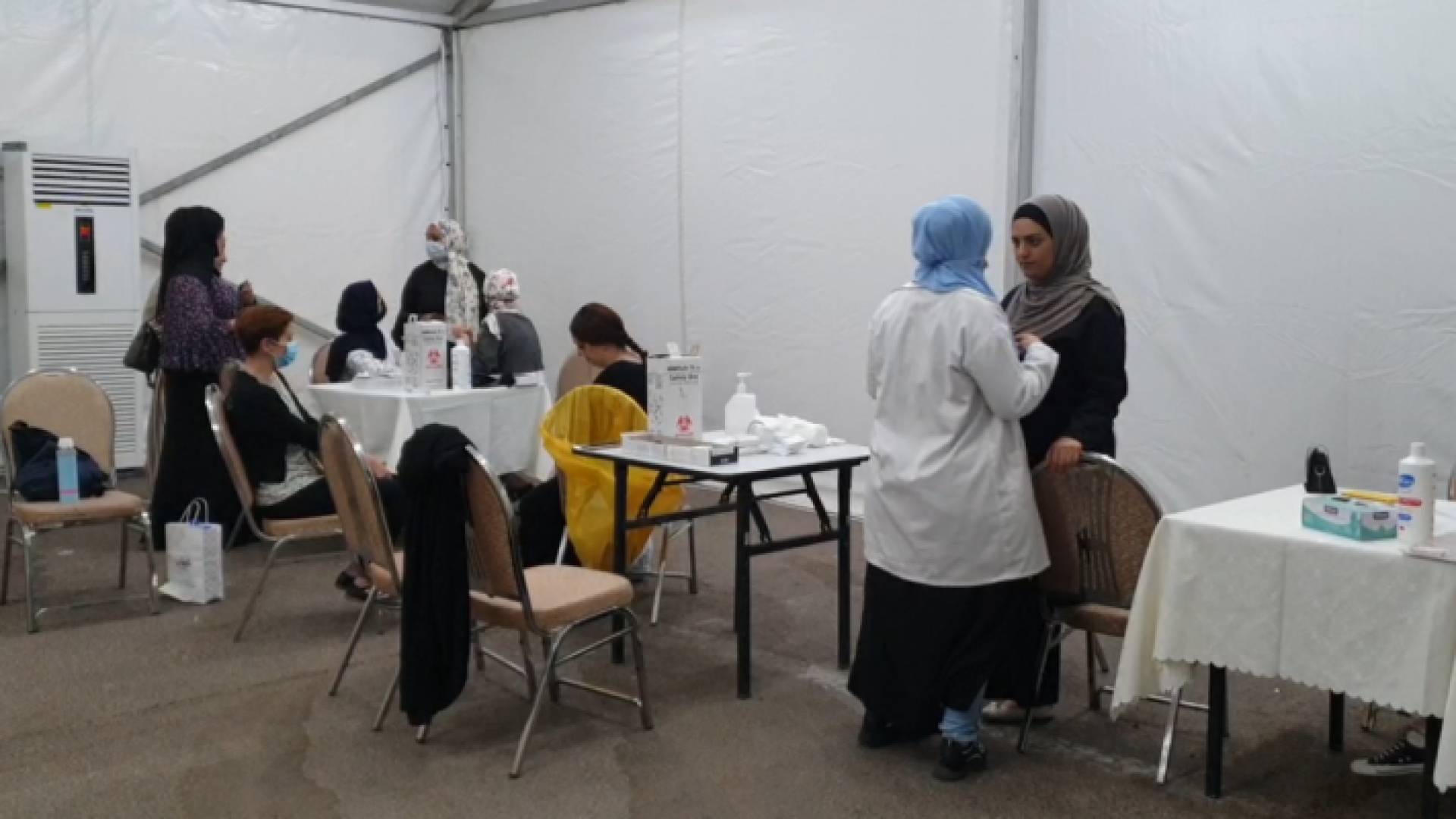 مركز التطعيم في العقبة