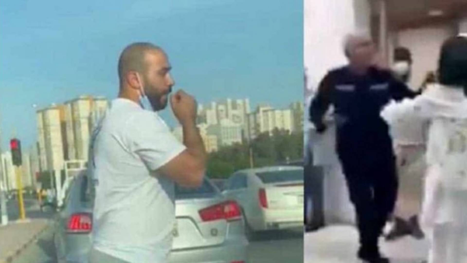 القاتل إلى جانب شقيقة المجني عليها