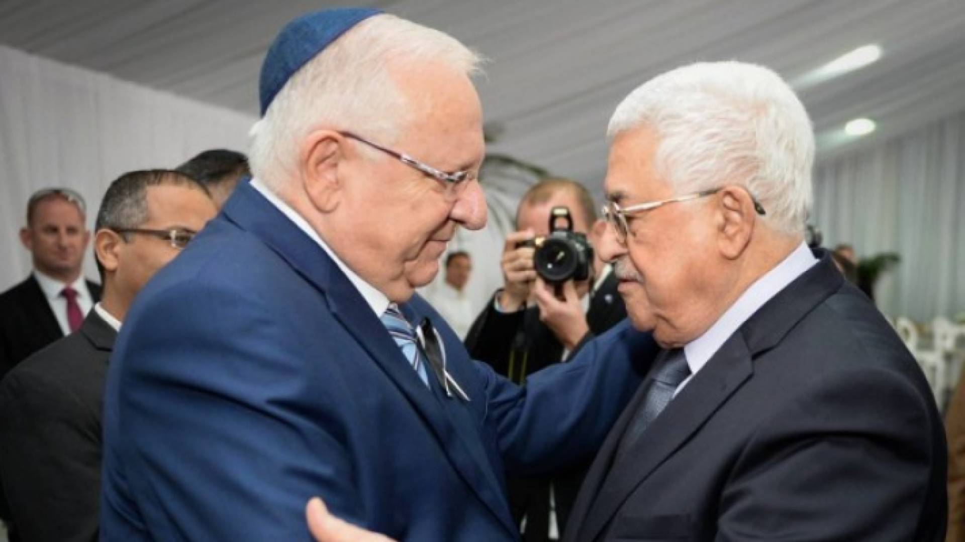 الرئيس الفلسطيني والرئيس الإسرائيلي - ارشيفية