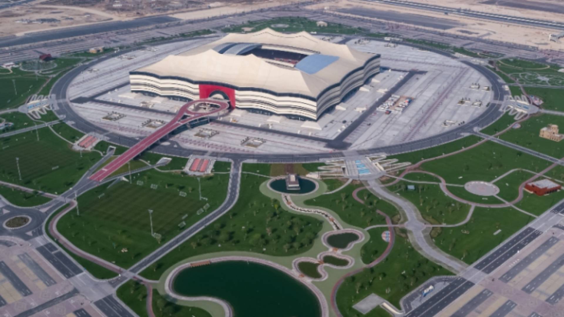 أحد الملاعب المجهزة لكأس العالم في قطر 2022