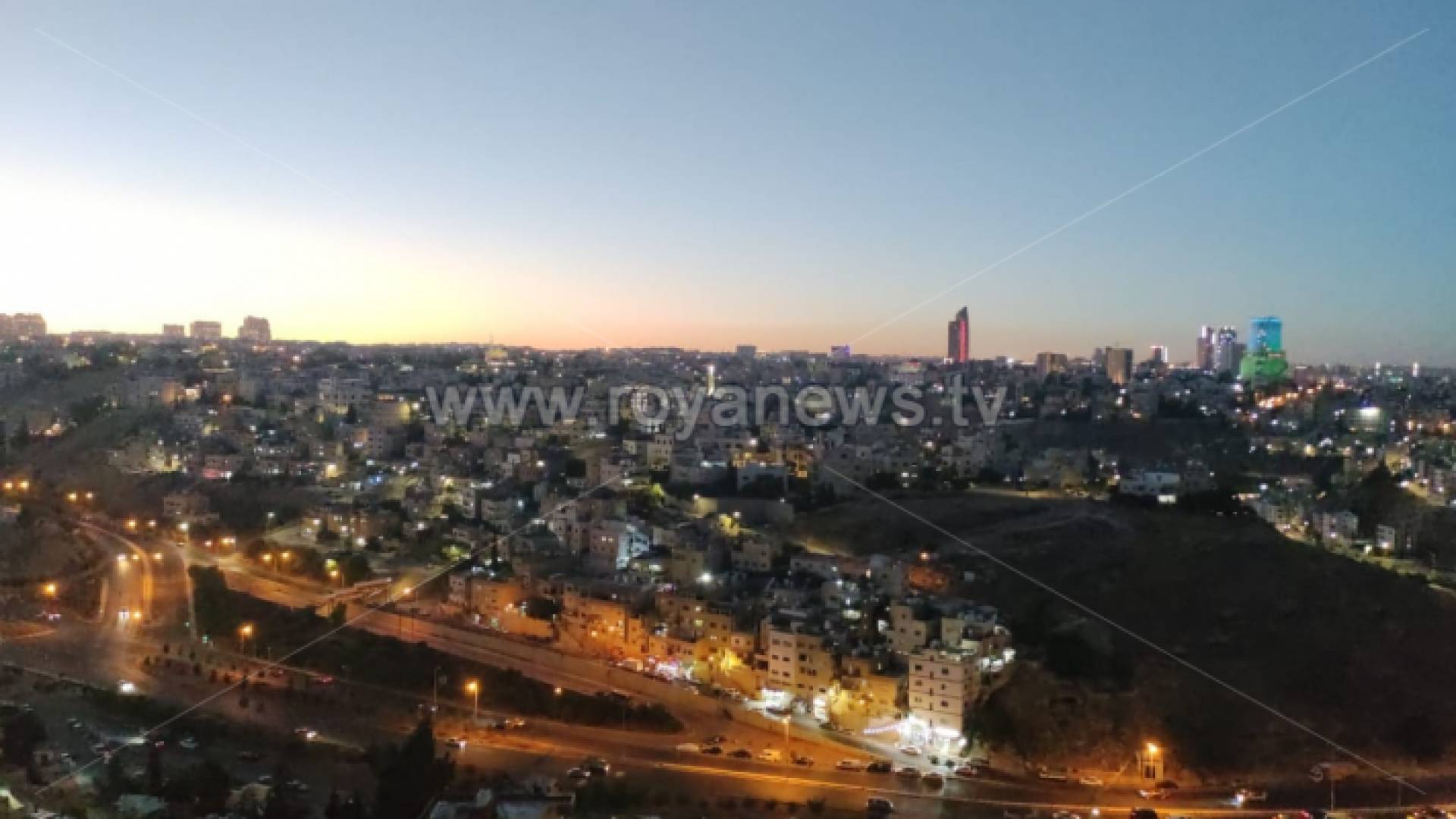 صورة عامة للعاصمة عمان - ارشيفية