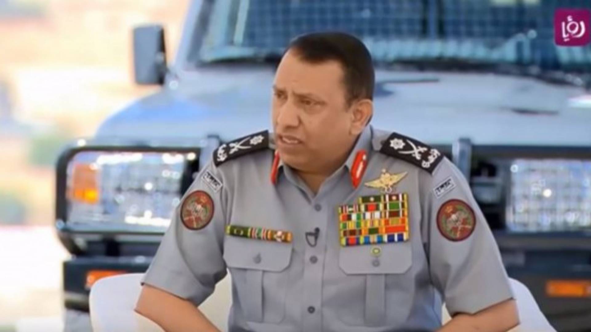 مدير الأمن العام اللواء حسين الحواتمة - ارشيفية