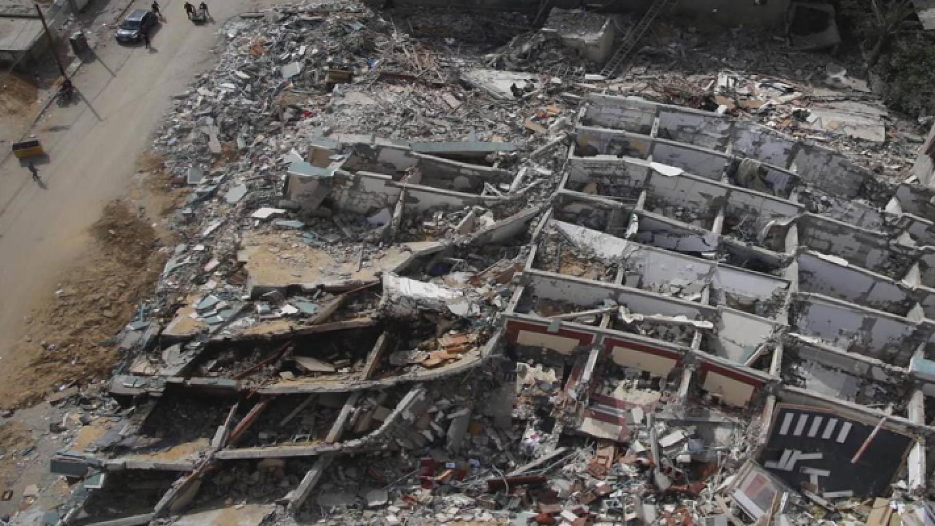 جانب من الدمار الذي خلفه العدوان الإسرائيلي الأخير على قطاع غزة