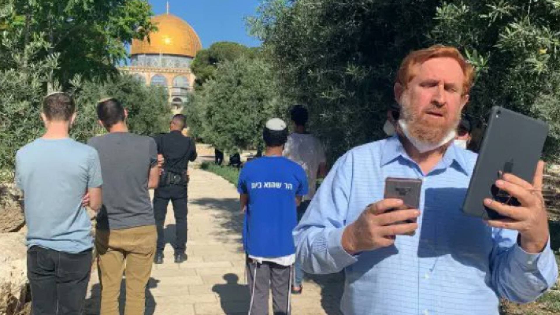 المتطرف غليك ومستوطنون يقتحمون الأقصى - أرشيفية