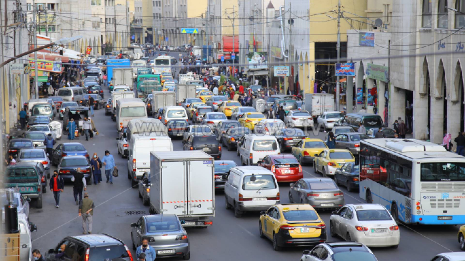 وسط البلد بالعاصمة عمان