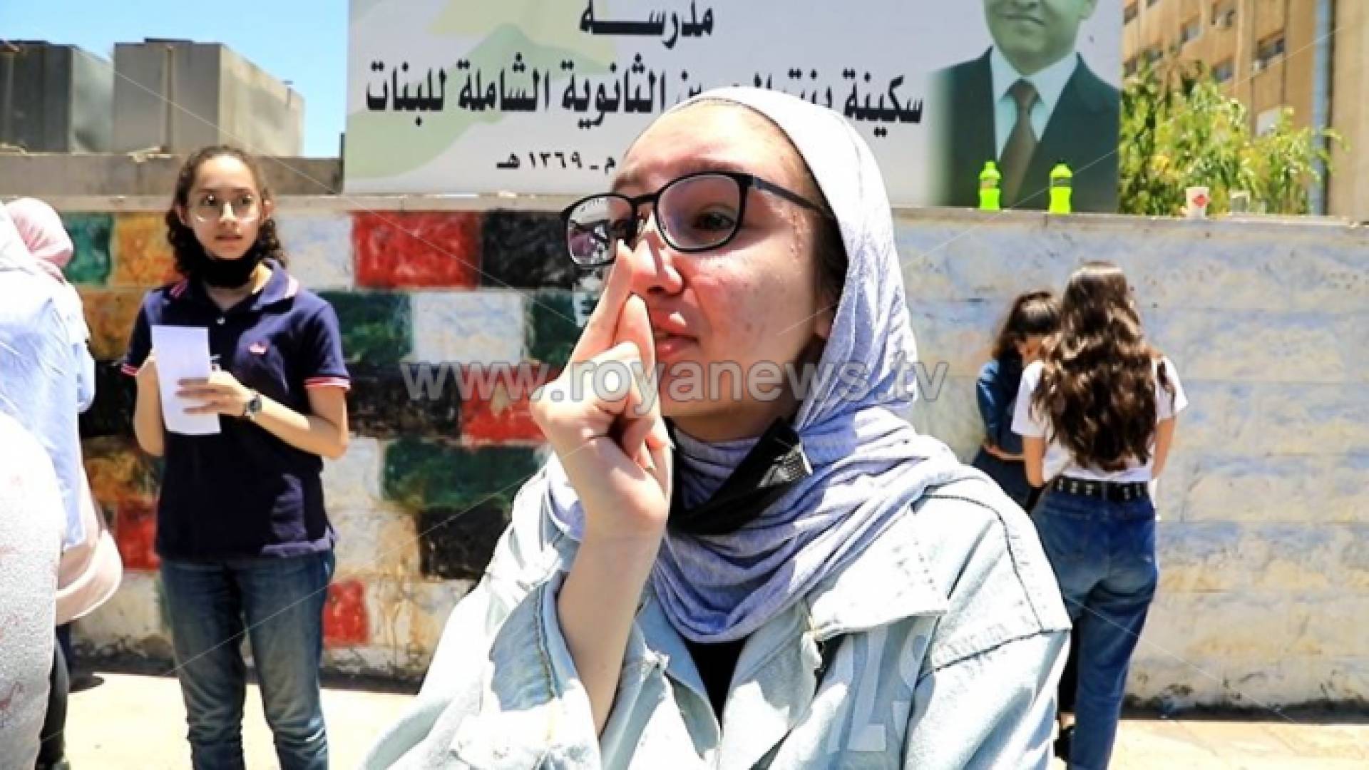 إحدى طالبات توجيهي بعد امتحان الفيزياء