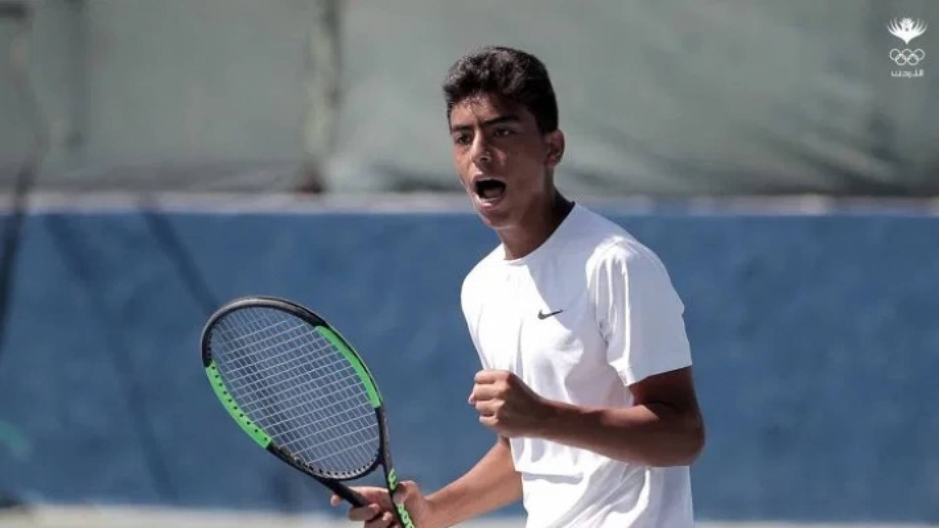 لاعب التنس الأردني عبد الله شلباية