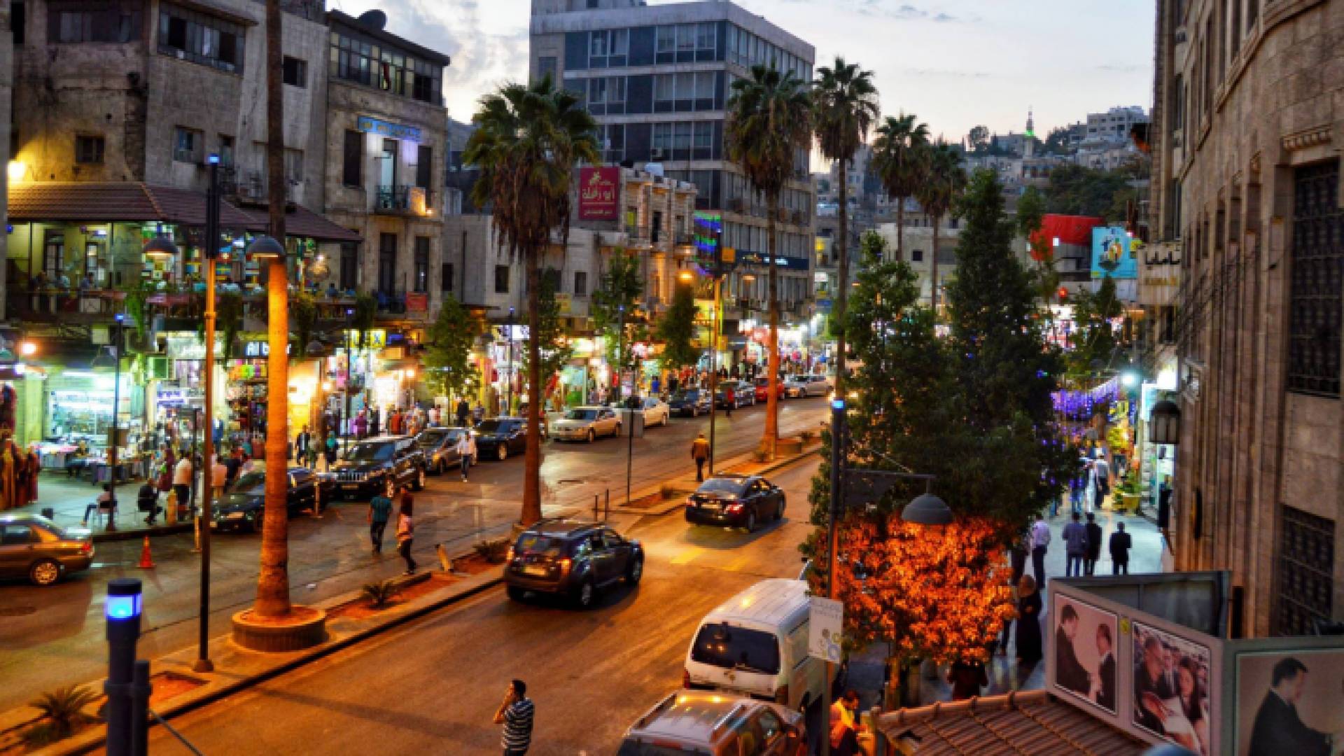 وسط البلد بالعاصمة عمان