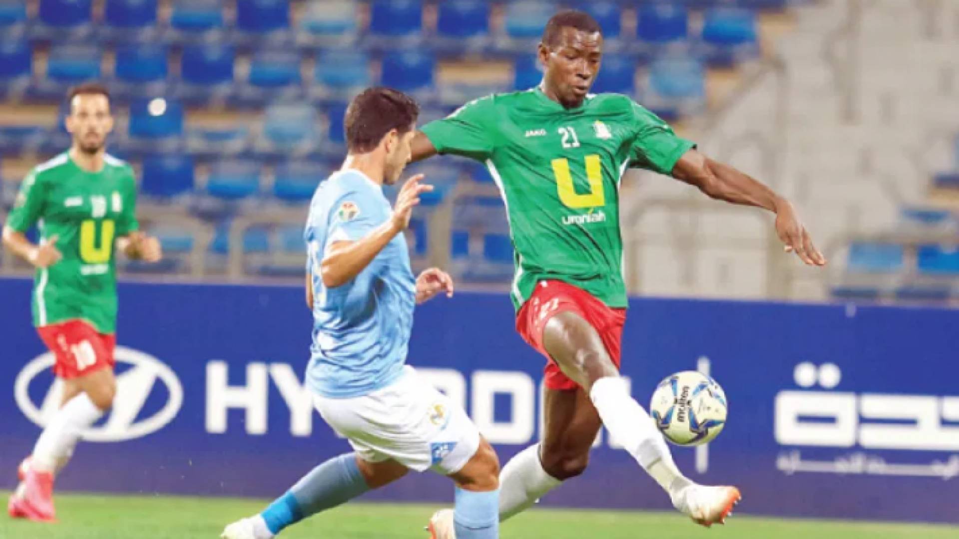 مهاجم نادي الوحدات السنغالي عبد العزيز نداي