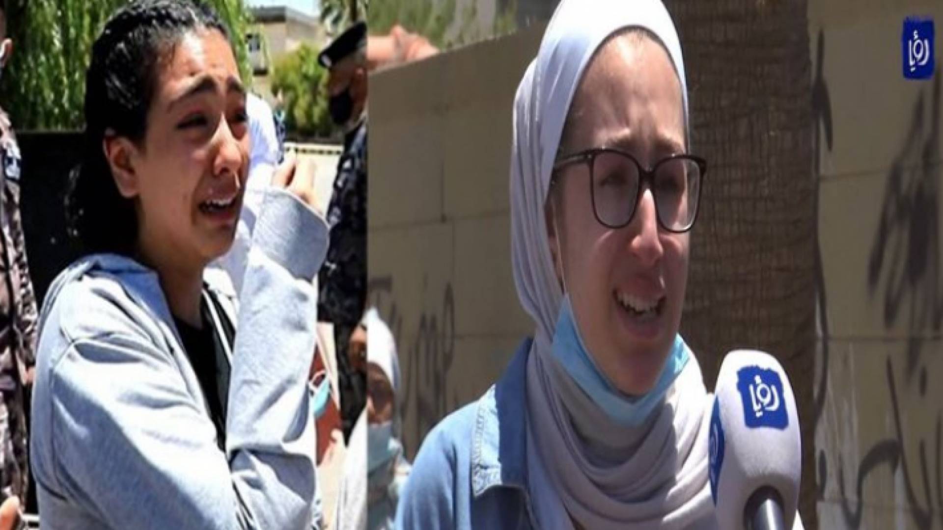 طالبات توجيهي بعد الخروج من امتحان الفيزياء