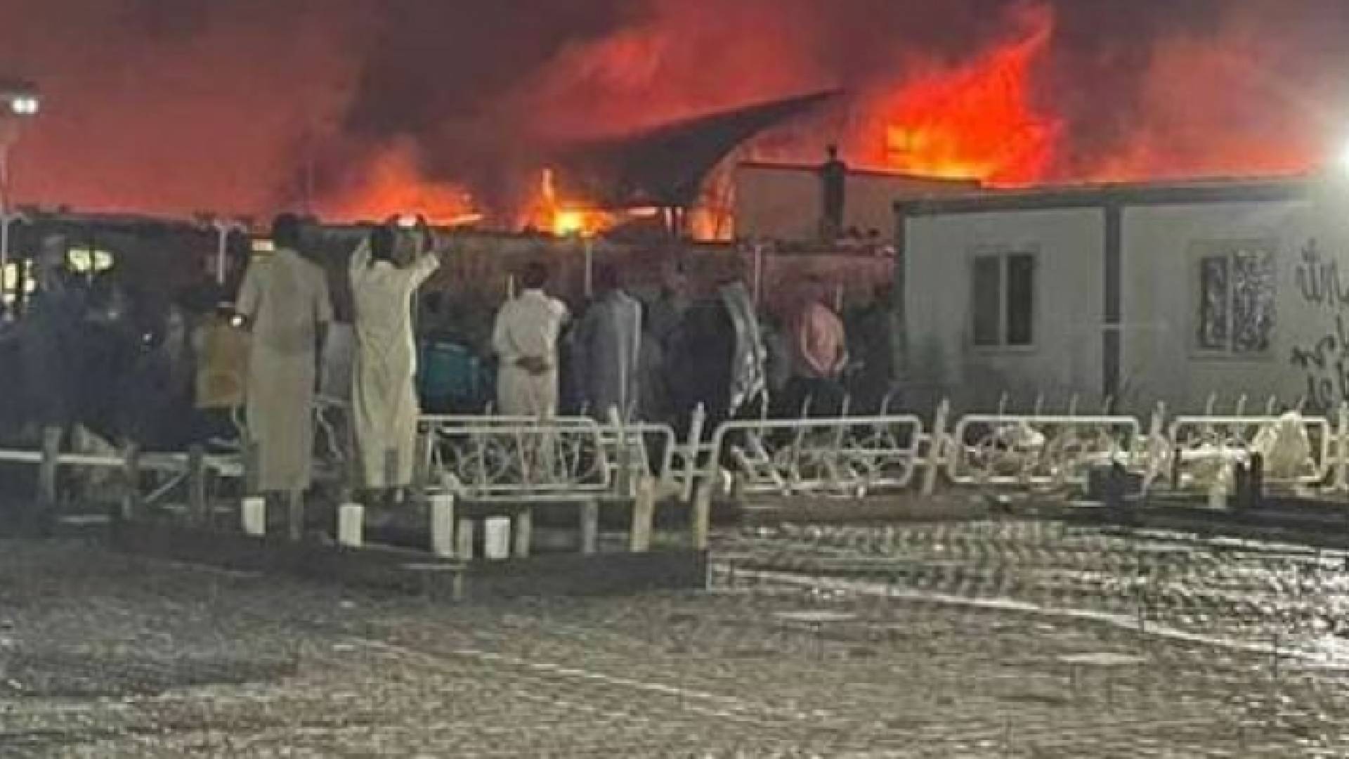 حريق المستشفى