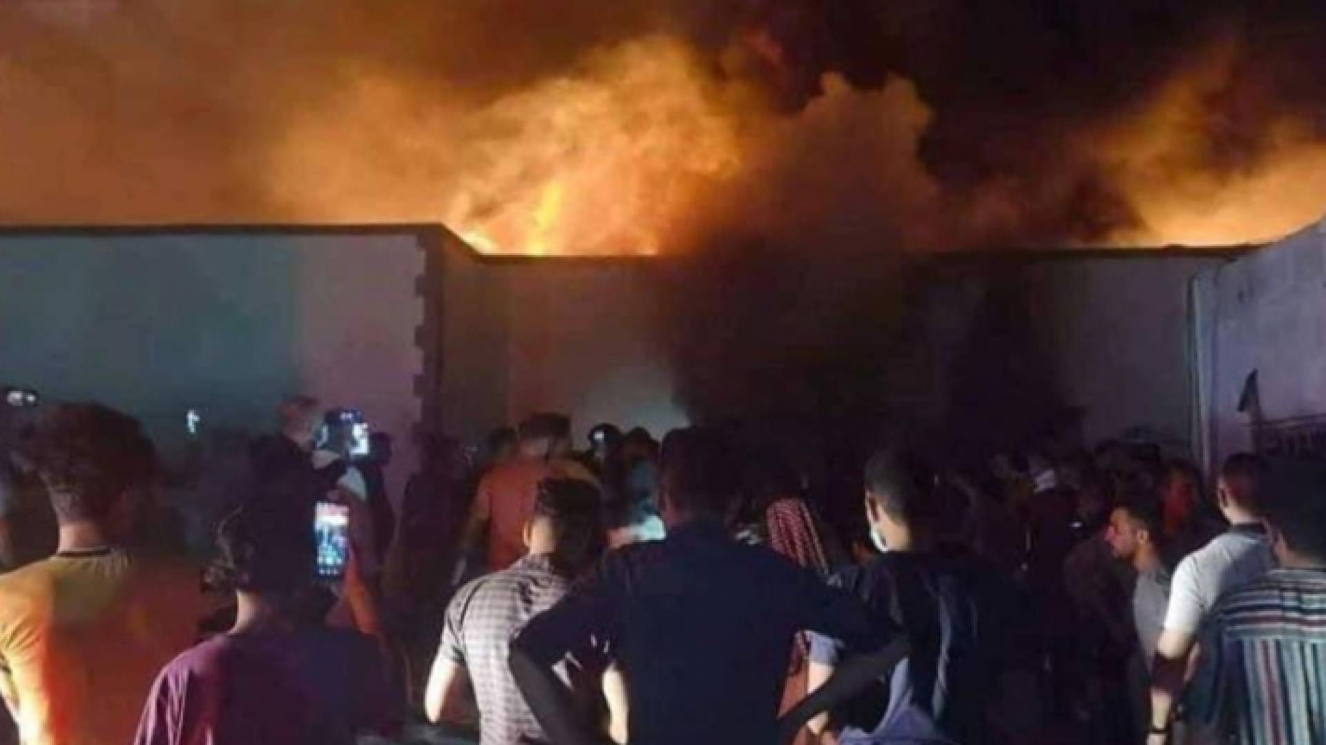 الكشف عن سبب حريق مركز عزل مصابي كورونا في العراق