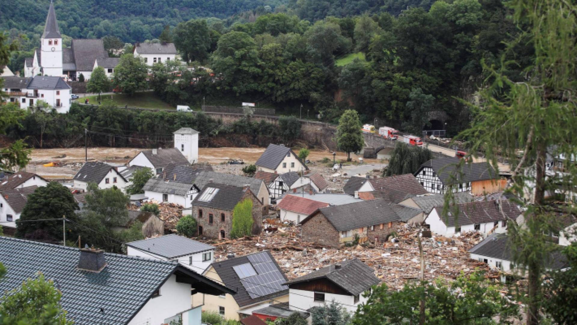 الدمار الذي خلفته الفيضانات في ألمانيا