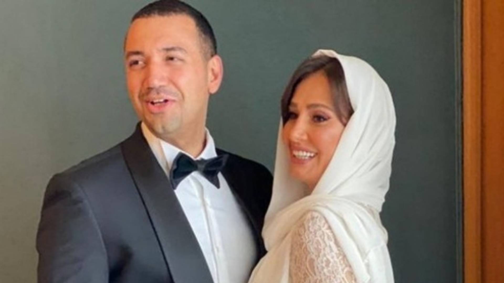 حلا شيحة وزوجها معز مسعود