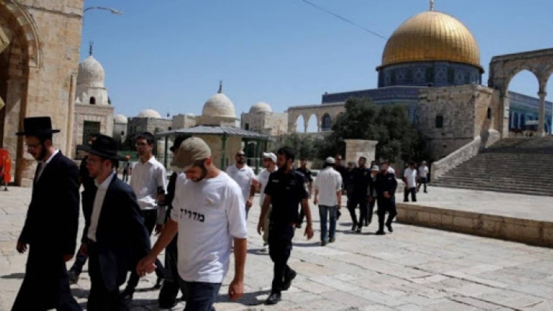 مستوطنون يقتحمون باحات المسجد الأقصى