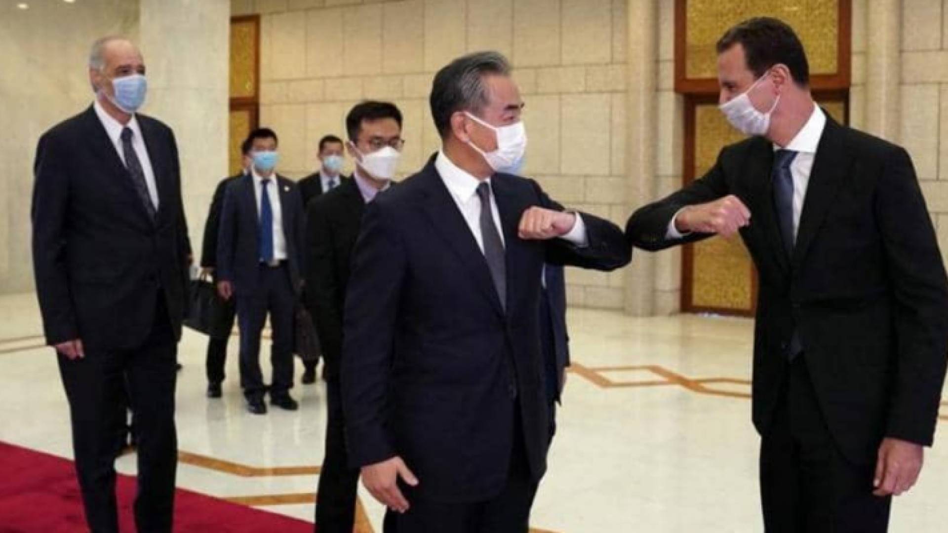 لقاء وزير خارجية الصين مع الرئيس السوري بشار الأسد