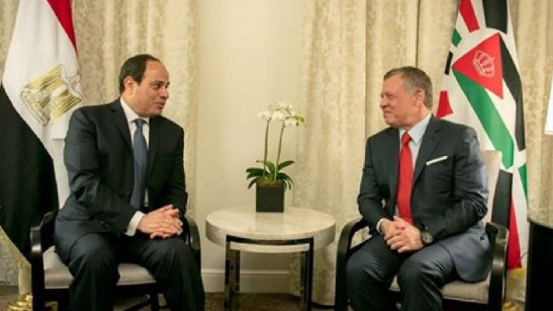 جلالة الملك عبداله الثاني والرئيس المصري عبد الفتاح السيسي - ارشيفية