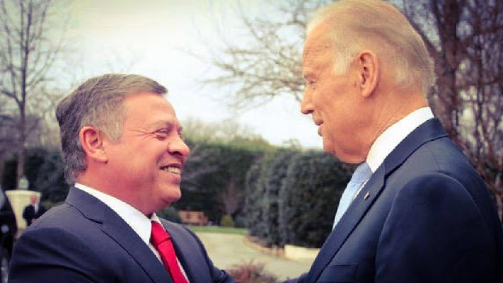 جلالة الملك عبدالله الثاني والرئيس الأمريكي جو بايدن - أرشيفية