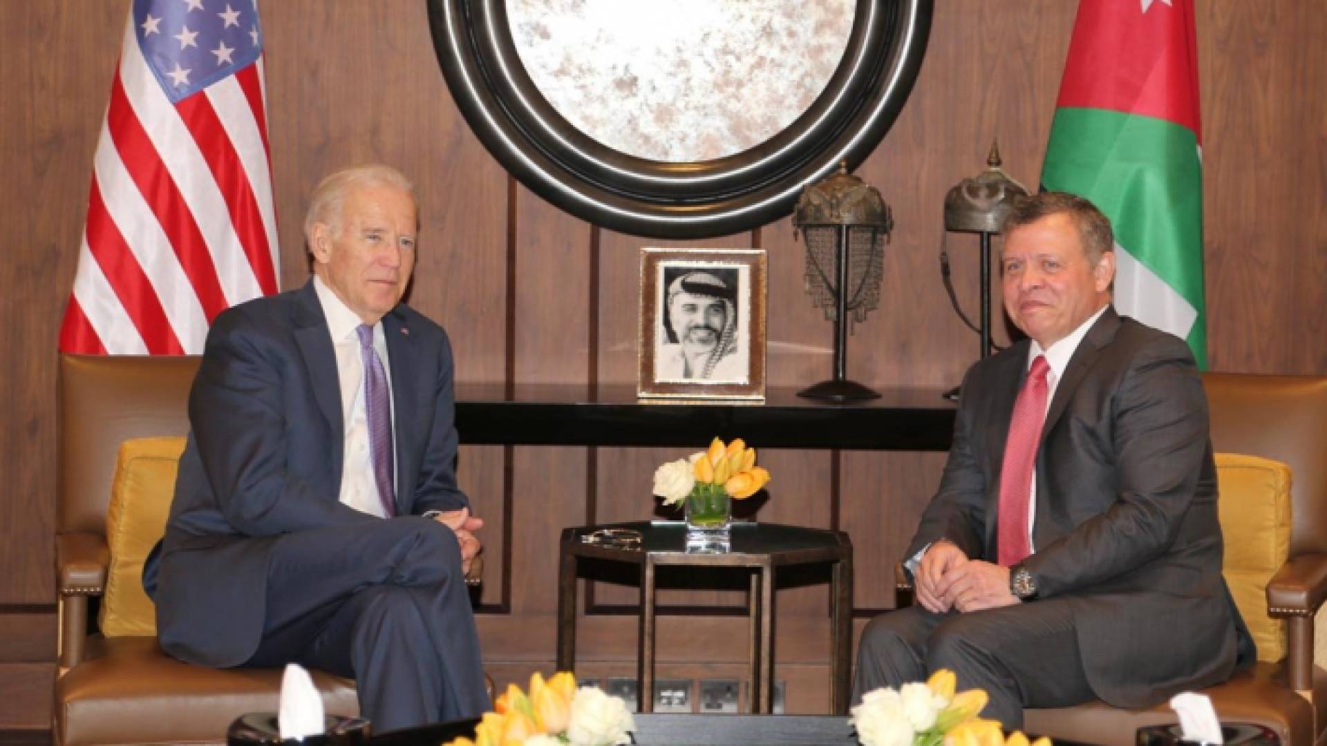 جلالة الملك وبايدن - أرشيفية