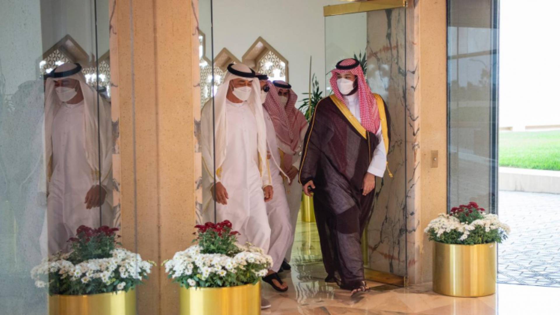الأمير محمد بن سلمان وولي عهد أبو ظبي الشيخ محمد بن زايد