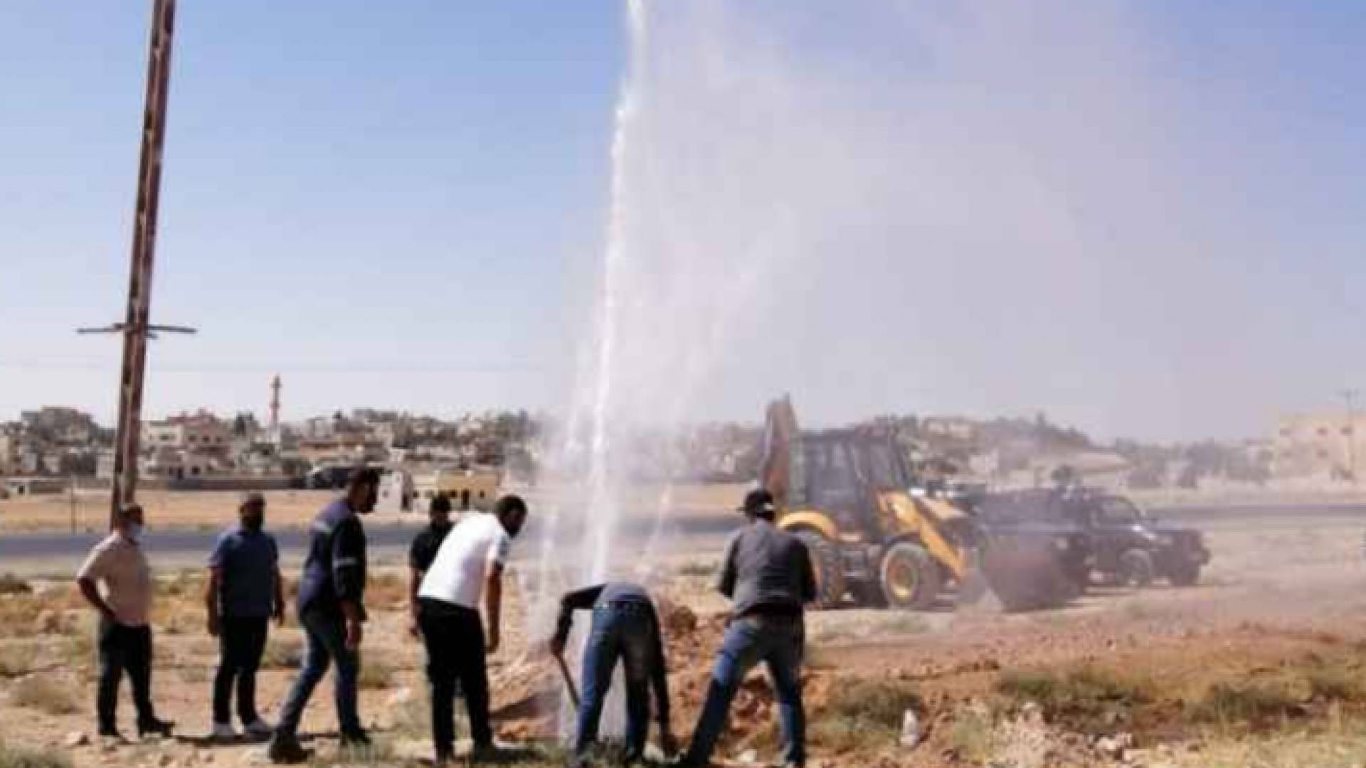 اعتداء على خطوط مياه - أرشيفية