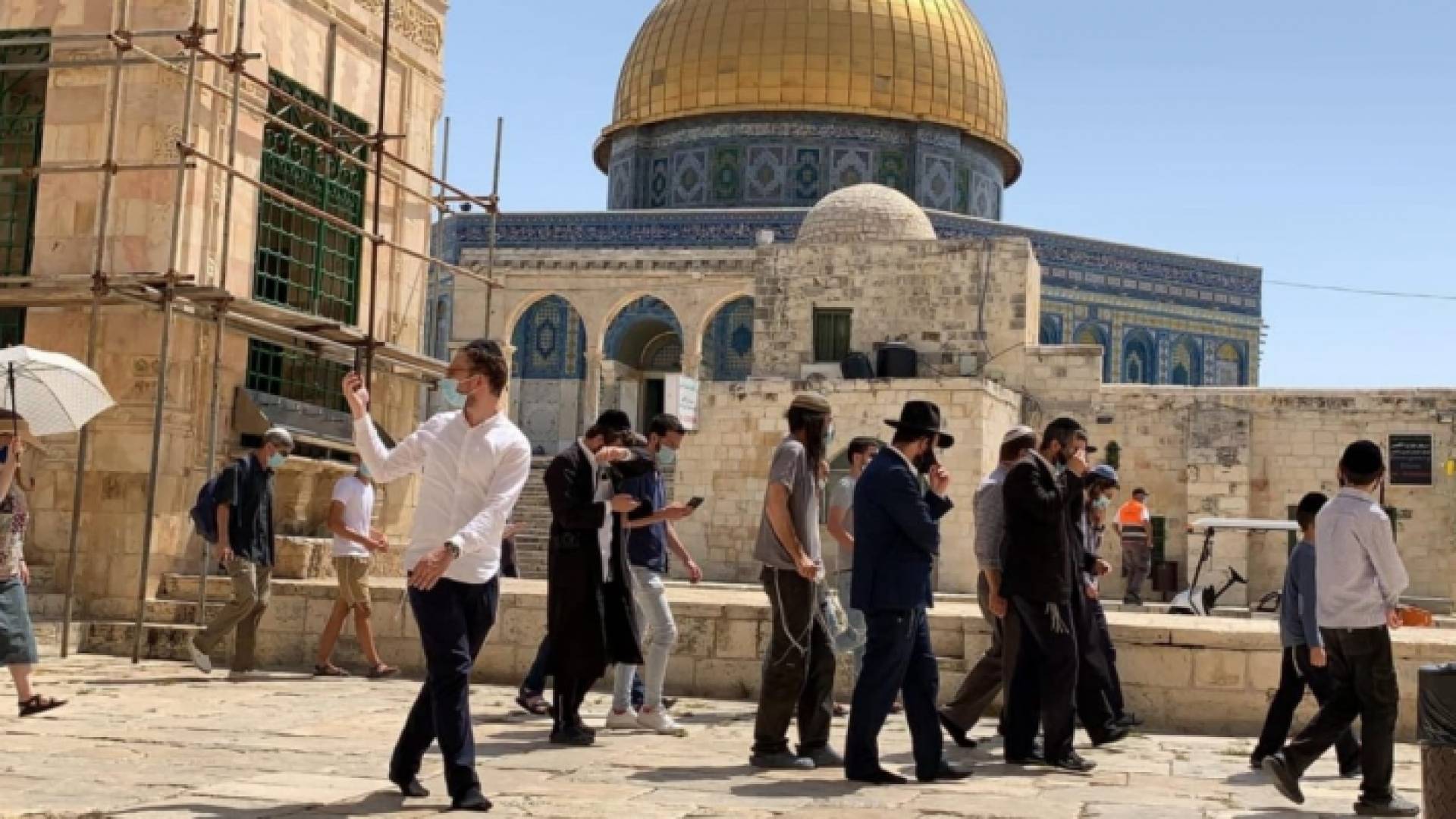 مستوطنون اسرائيليون في باحات المسجد الأقصى - أرشيفية