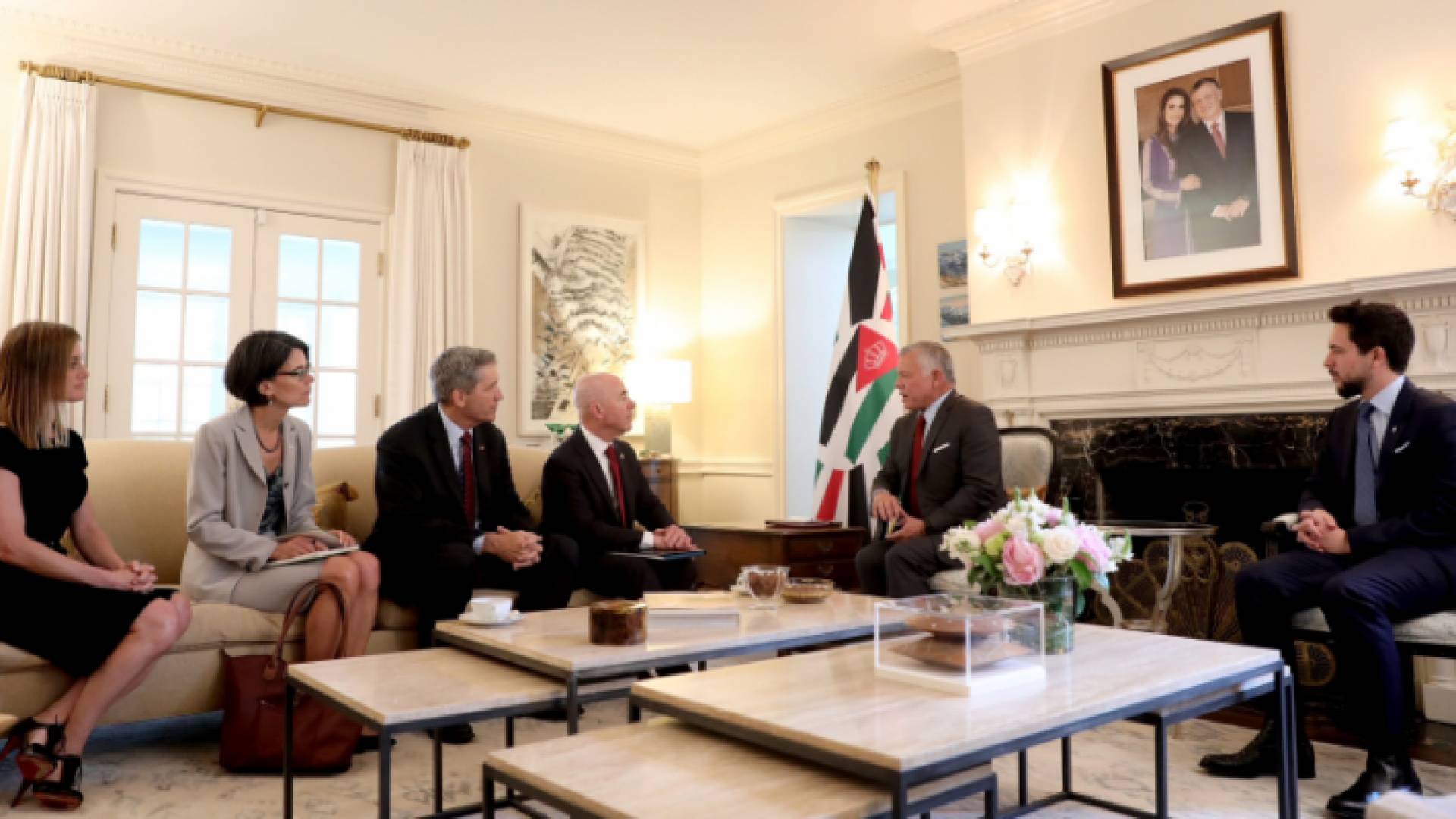 الملك يبحث مع وزير الأمن الأمريكي انضمام الأردن إلى برنامج الدخول العالمي