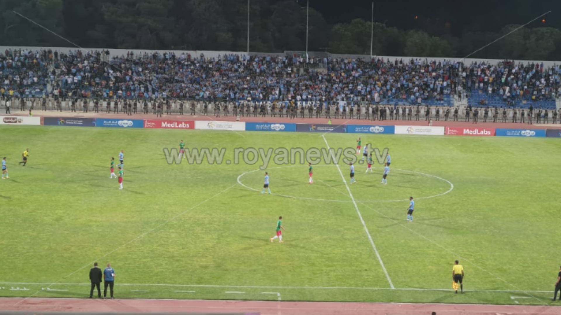 جانب من المباراة