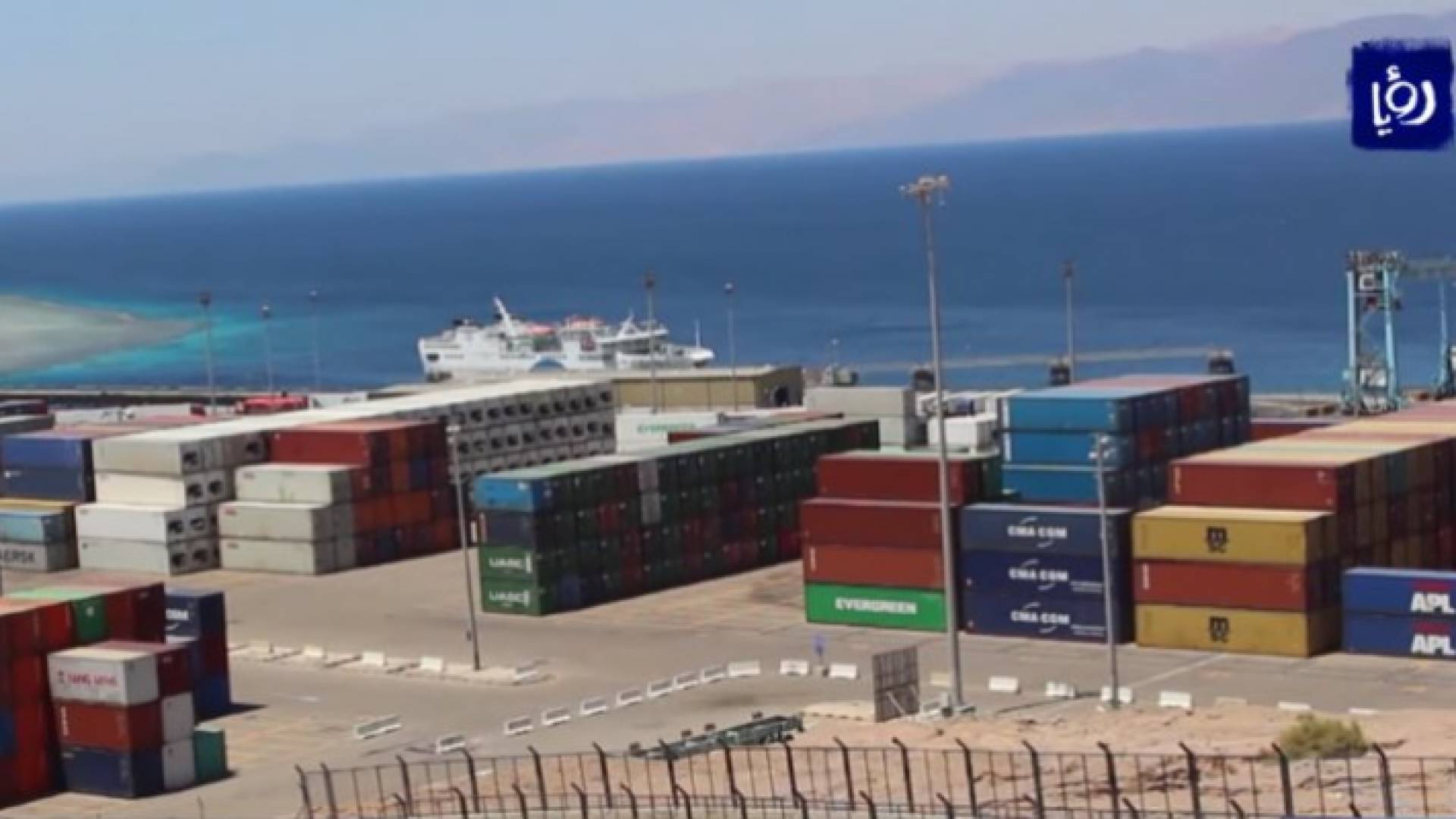 حاويات بضائع في ميناء العقبة - أرشيفية