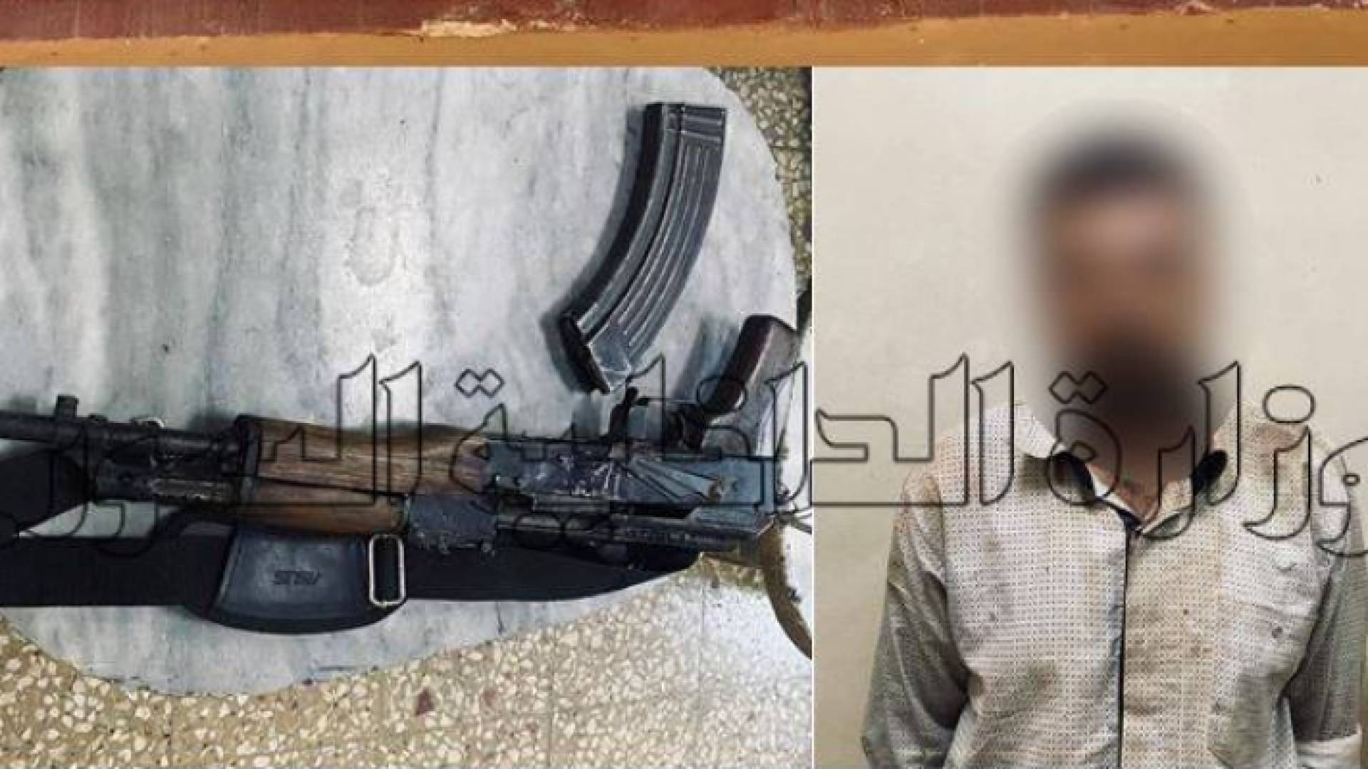 صورة نشرتها وزارة الداخلية السورية لقاتل شقيقه