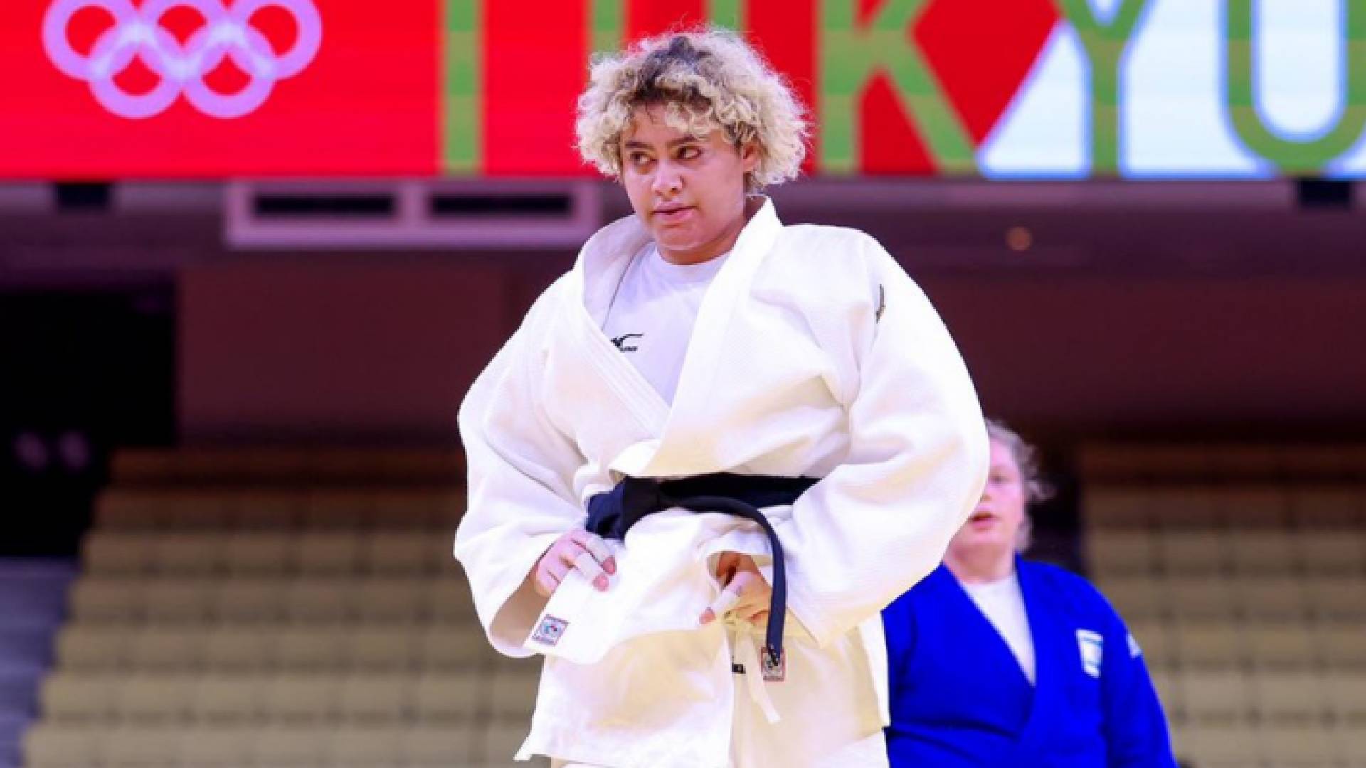 لاعبة الجودو السعودية تهاني القحطاني