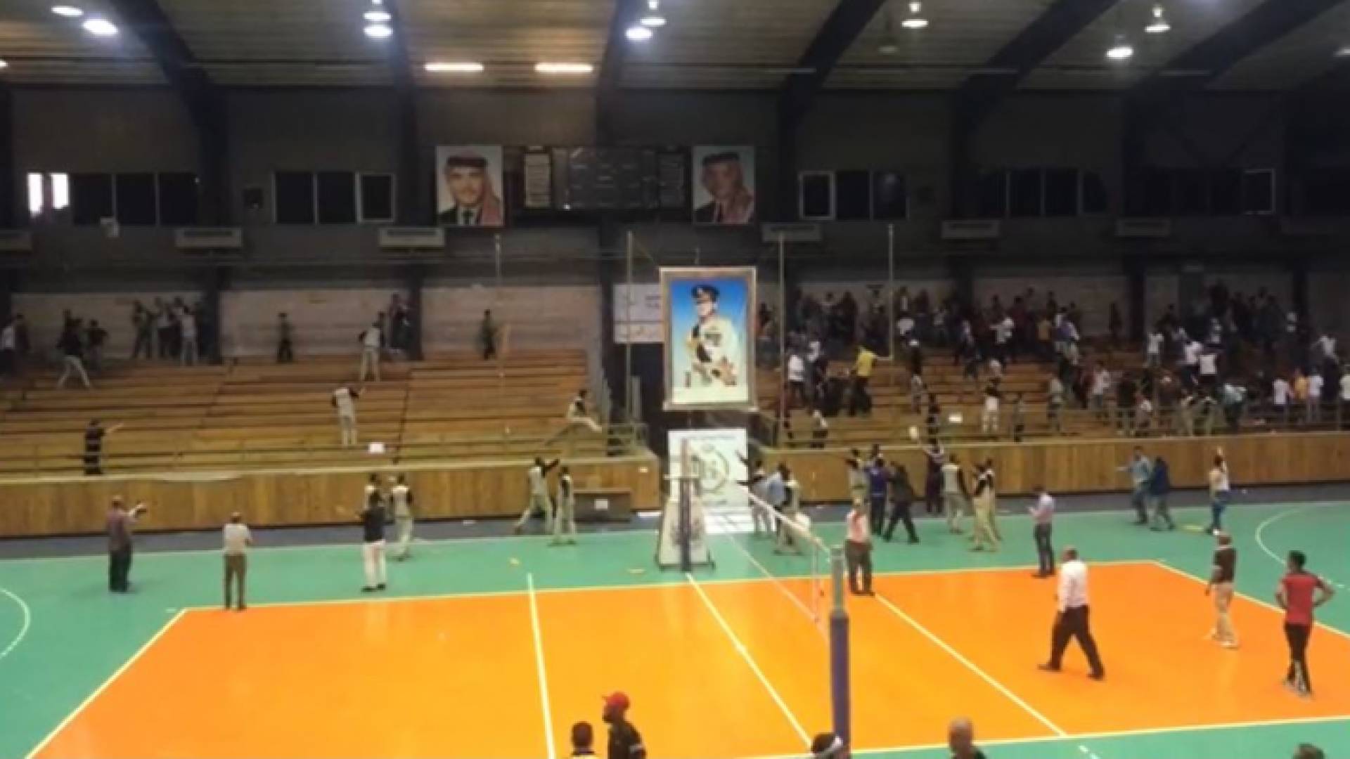 جانب من المشاجرة