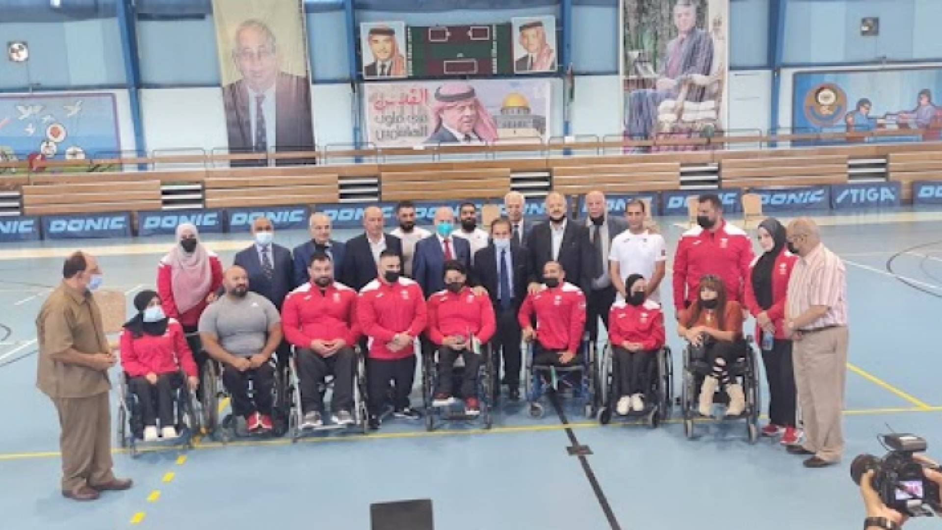 وفد اللجنة البارالمبية الأردنية المشارك في "بارالمبيك طوكيو 2020"