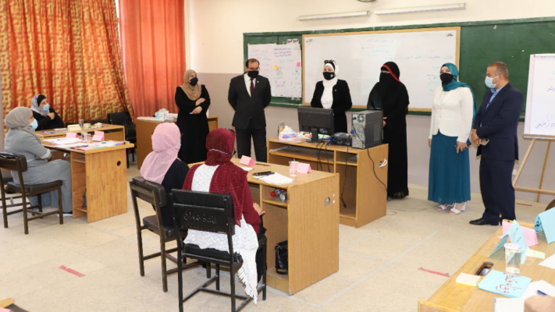 قبيلات تفتتح برنامجي تدريب المعلمين الجدد والتدريب على برنامج تعويض الفاقد التعليمي