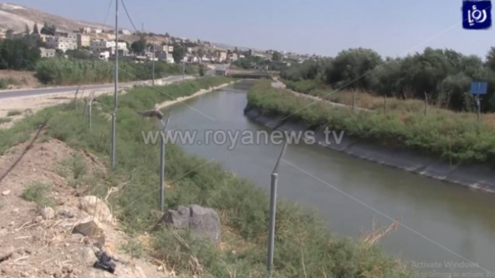 جانب من قناة الملك عبدالله