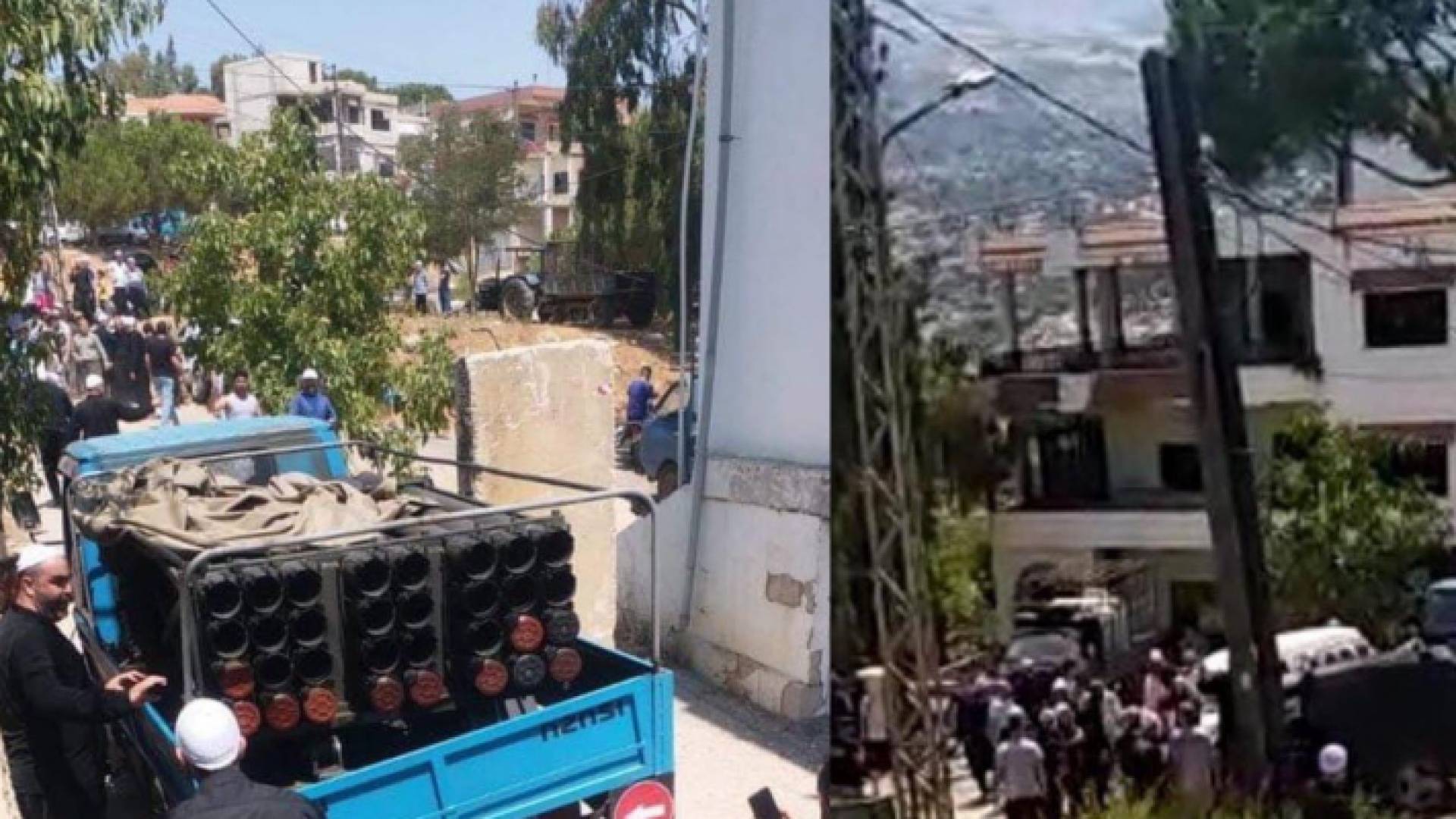 مركبة محملة بالصواريخ ضبطها أهالي بلدتي شويا وعين قنيا