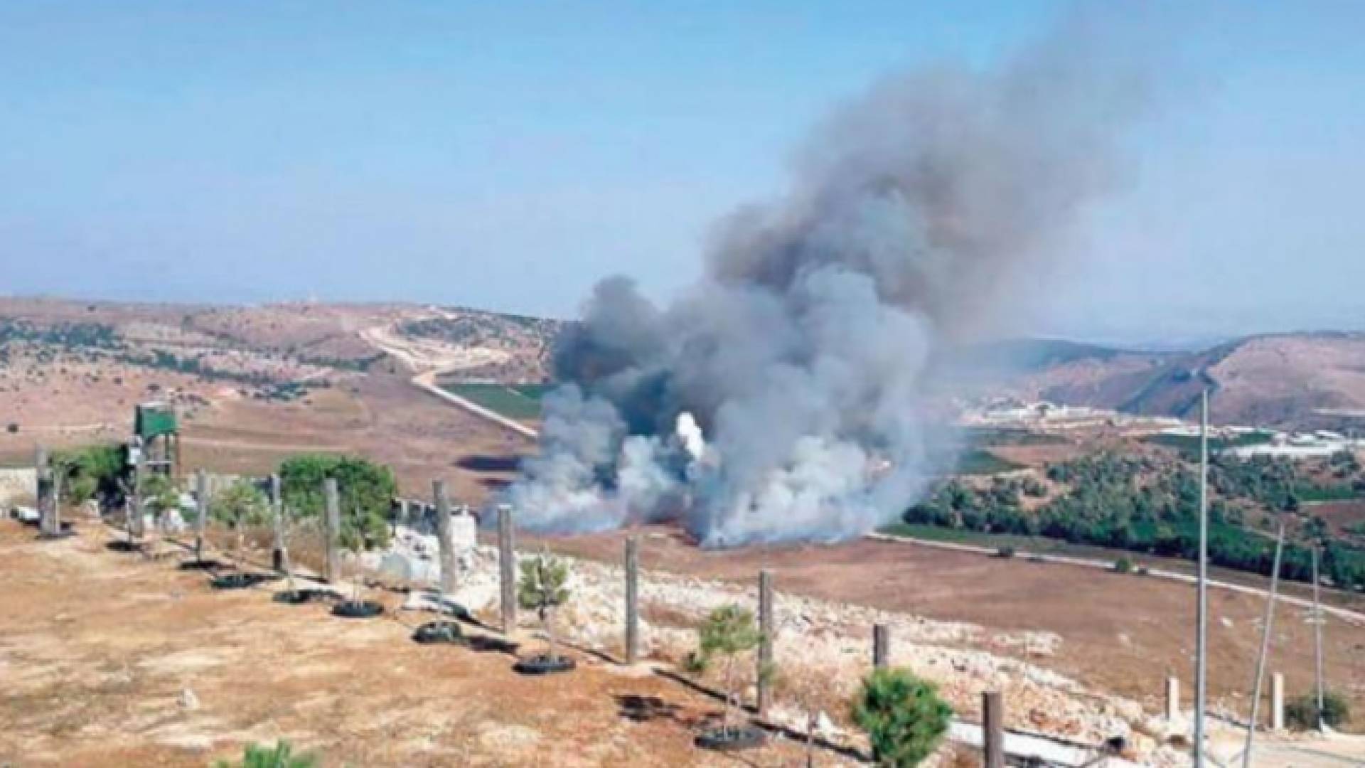 قصف صاروخي من لبنان تجاه الأراضي الفلسطينية المحتلة
