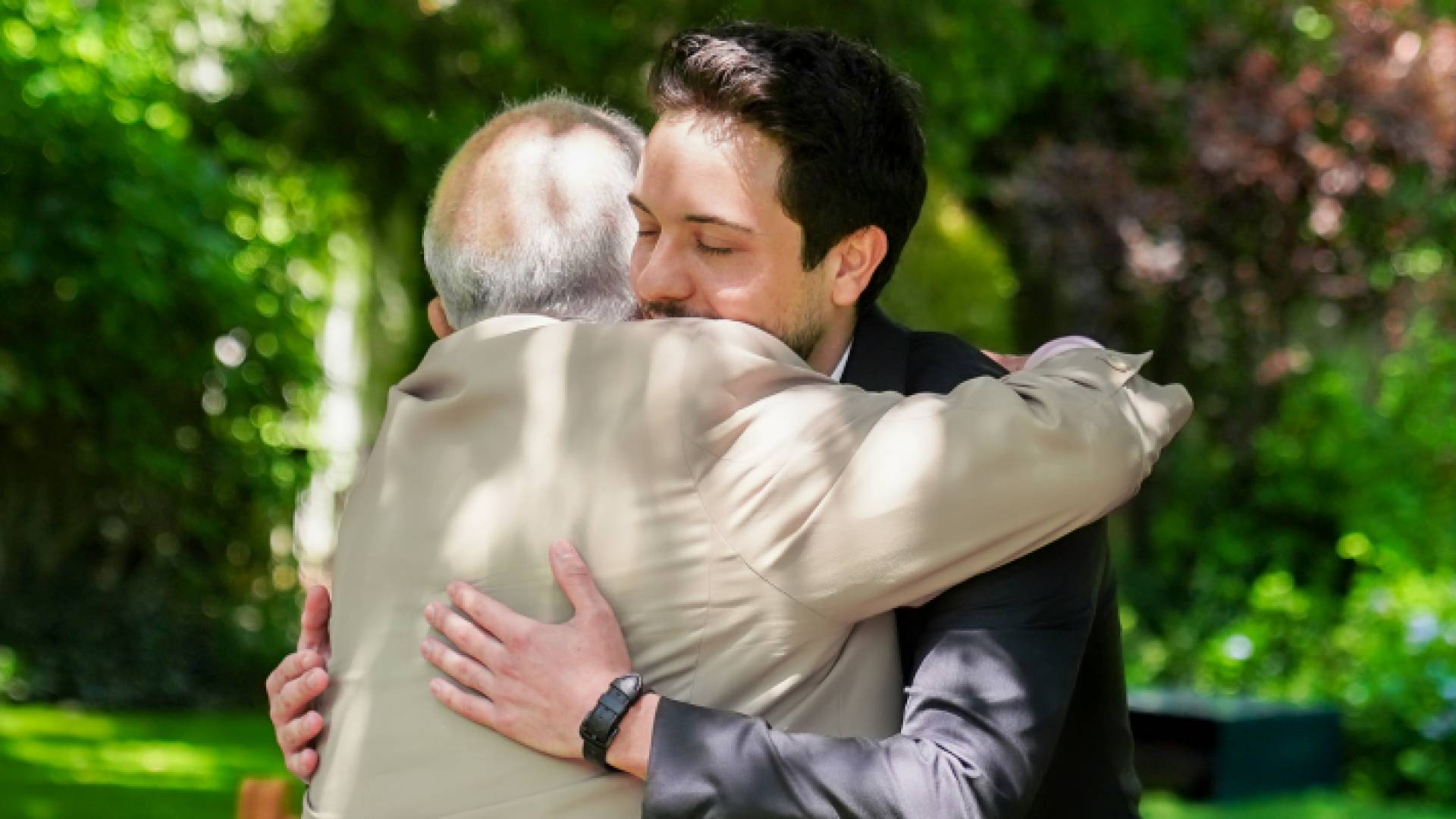 الصورة التي نشرها جلالة الملك عبر حسابه الرسمي على منصة "تويتر"