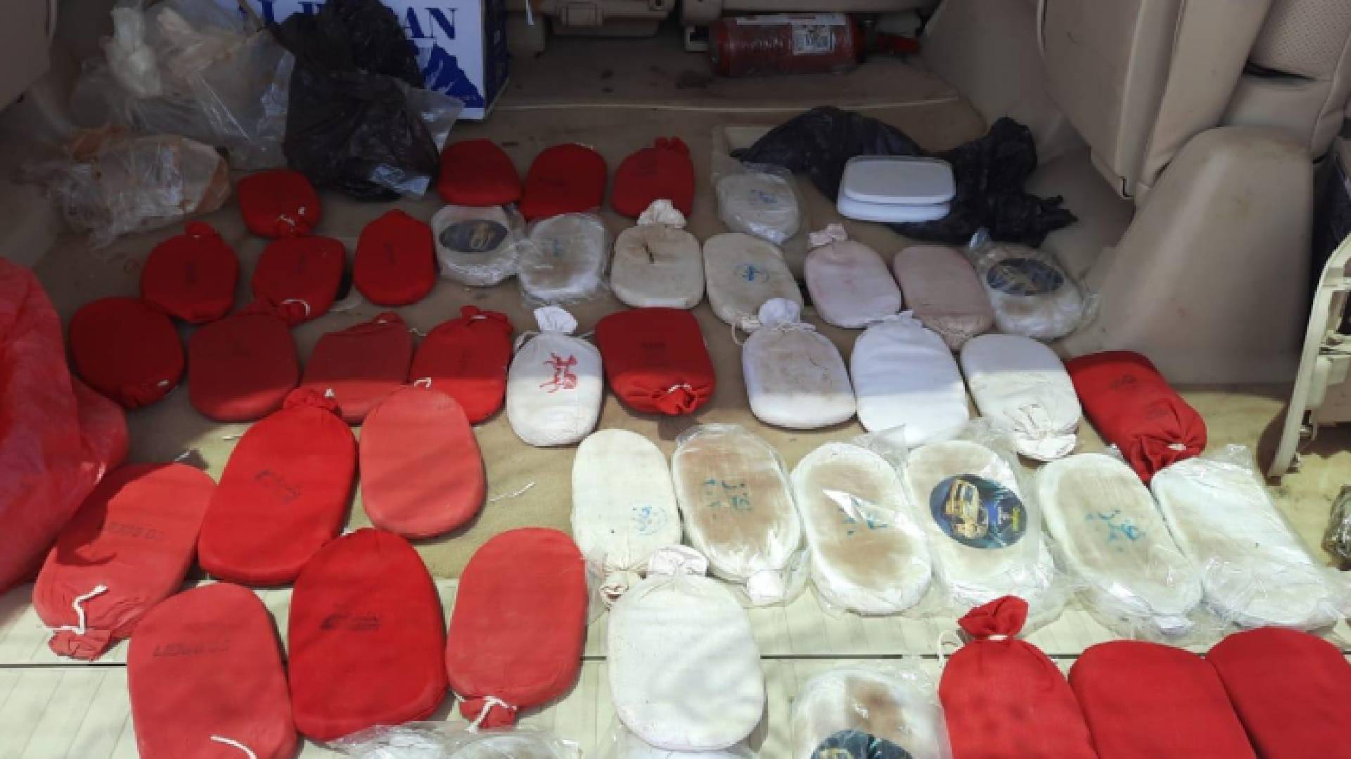 من المضبوطات