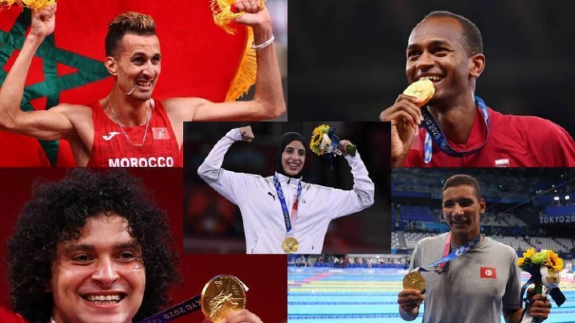 لاعبون عرب حصلوا على الميدالية الذهبية في أولمبياد طوكيو
